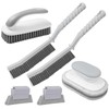 6Pcs Cleaning Brush Set, Scrub Brush, Sponge Scrubber, 2 Crevice