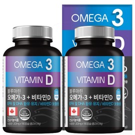 Canada Omega 3 1303mg + Vitamin D 1000IU 12-month supply / 캐나다 오메가3 1303mg+비타민D 1000IU 12개월분