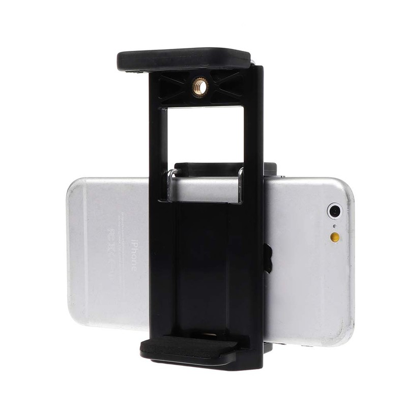 Phone Holder,Tripod Mount Clamp 1/4" Thread Stand Tablet Bracket Extendable