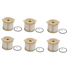 Kel'thuzad (6PCS) Fuel Filter Element 2010SM 2 Microns Fit for RACOR 500FG/FH Diesel Engine Fuel Water Separator Replacement 2 10 30 Micron