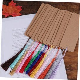 Operitacx 2 Sets Paper Blank Bookmark Book Markers Paper Bookmarks Blank Bookmarks Cute Bookmarks Bookmark Tassels Bulk Bookmarks Bookmark Blanks Cool Bookmarks Book Decor Polyester