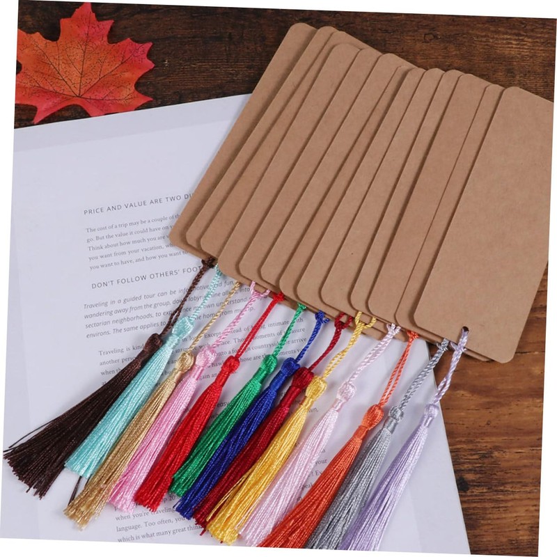 Operitacx 2 Sets Paper Blank Bookmark Book Markers Paper Bookmarks