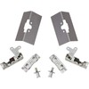 Universal Slim-Line Bear Jaw Complete Door Latch Kit
