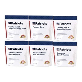 4Patriots 1-Week Survival Food Kit: Emergency Food Supply Designed to Last 25 Years, 42 Servings
