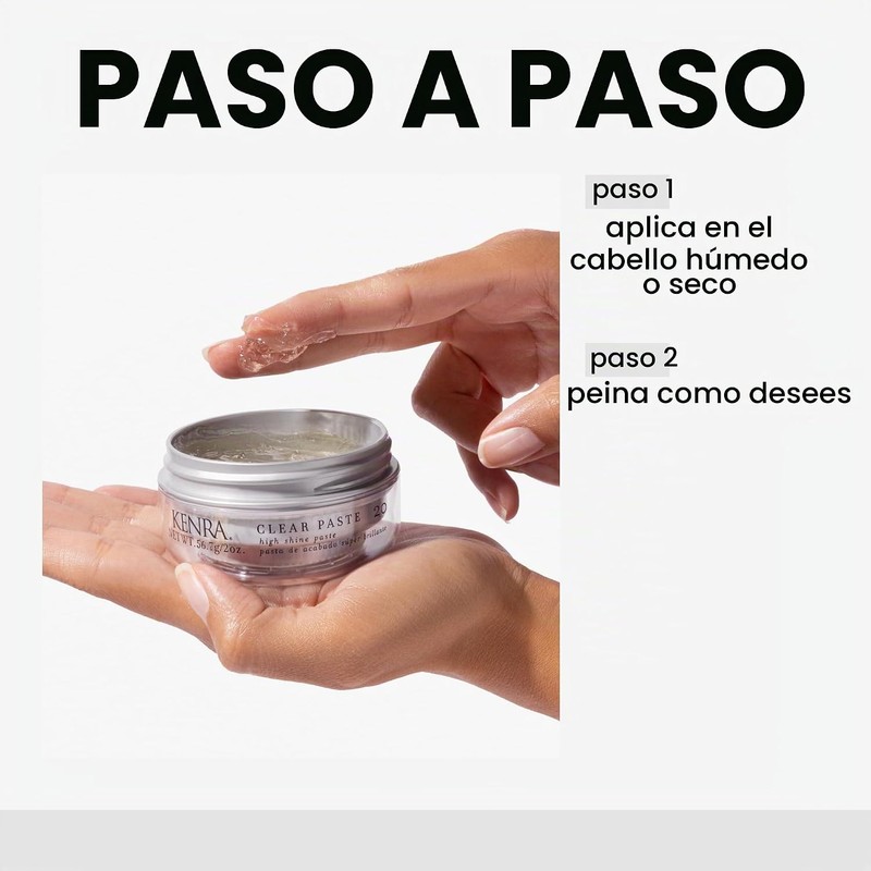 Kenra Professional Clear Paste 20 Pasta de alto brillo Fijación
