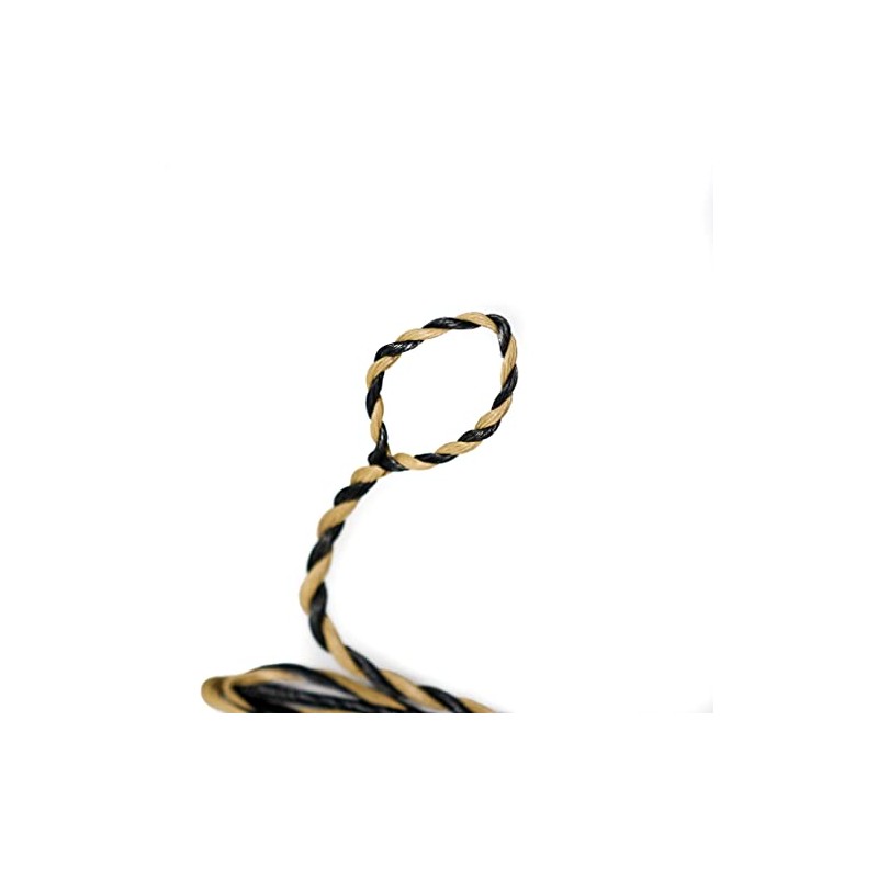 Shatterproof Archery D-97 Recurve Bowstring (Tan/Black, 59" Actual Bowstring Length)