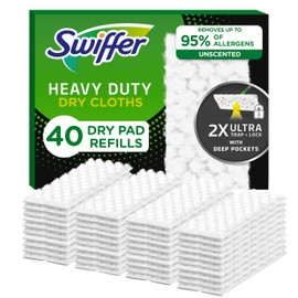 Swiffer Sweeper Heavy Duty Mop Pad Refills for Floor Mopping and Cleaning, All Purpose Multi Surface Floor Cleaning Product, 20 Count, 2 Pack