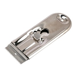 Universal scraper in metal housing