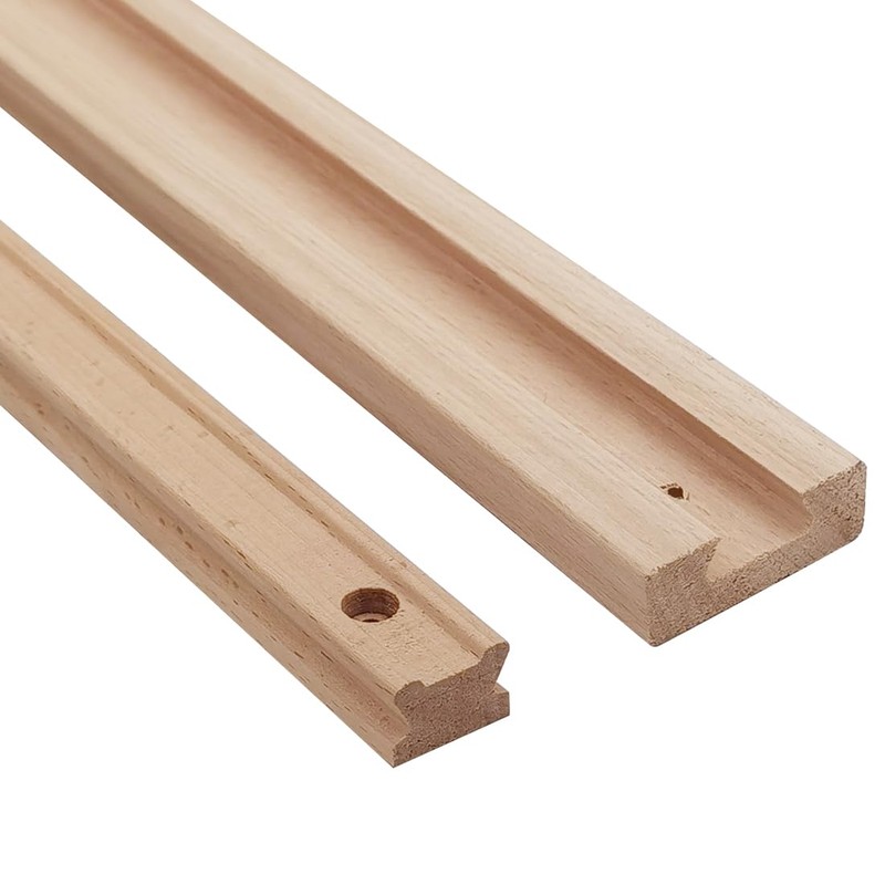 Btibpse Classic Wood Center Mount Drawer Slide 17-3/4'' (45 CM)