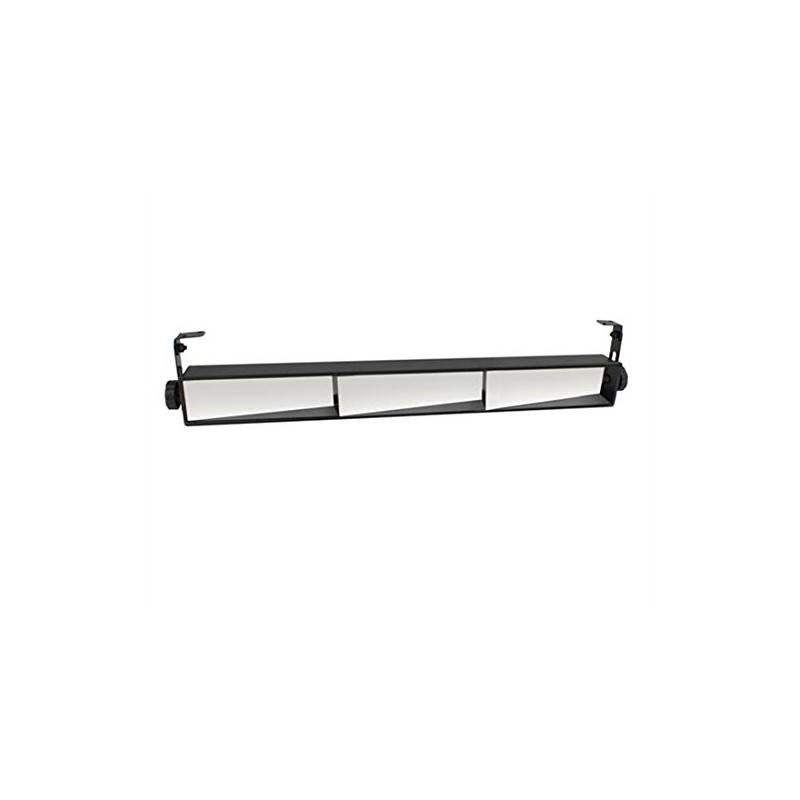 3-Panel Racing Wide Angle Rear View Mirror, 20 Inches Wide