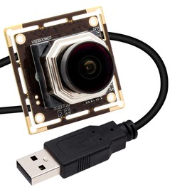 Svpro 5MP 30FPS Auto Focus USB Camera Module, Wide Angle Fisheye 138 Degree, IMX335 Sensor, Low Light Security Webcam for Computer Machine Vision, UVC Plug & Play for Windows, MacOS, Linux, Android