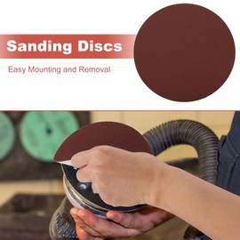 ACROPIX 12 Inch Sanding Discs Round Hook and Loop Sandpaper 400 Grits - 10 PCS