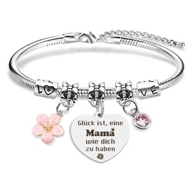 coTaSiEY Mother's Day Gifts for Mum, Mum Mum Cosmetic Bag Bracelet Mother's Day Gift Birthday Gift Christmas Gifts Easter Gift Anniversary