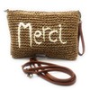 Ladies Summer Raffia Crochet Shoulder Bags Raffia Merci Arena, Merci