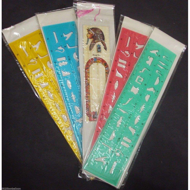6 Egyptian Pharaoh Papyrus Blank Bookmarks Book Marks Book Mark