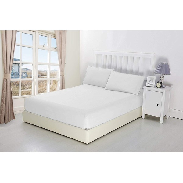 CreationsMart 100% Egyptian Cotton 10"/25CM Deep sheets Fitted - Single