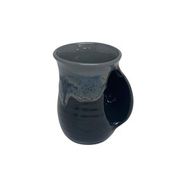 Clay in Motion Handwarmer Mug - Right Hand (Stormy Night)
