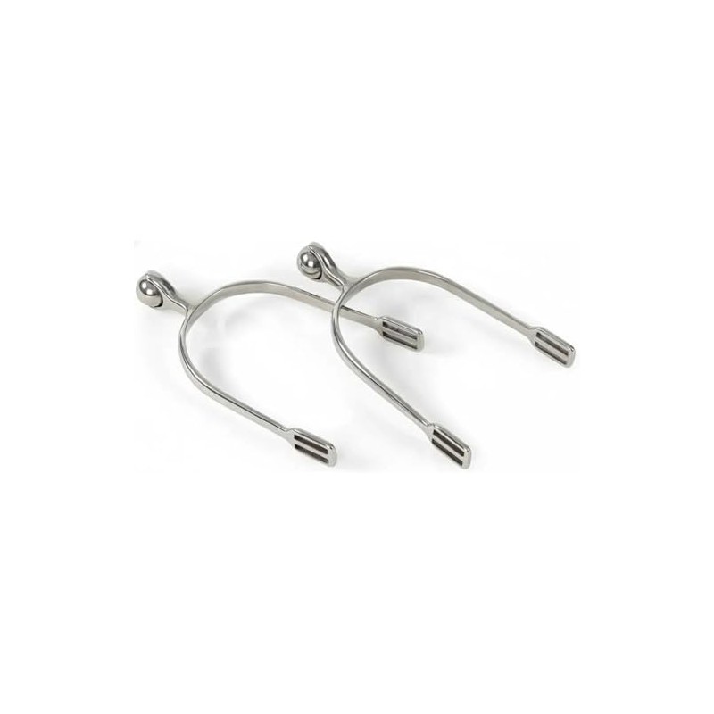 Shires Roller Ball Riding Spurs Stainless Steel, Mens, Ladies Gents,