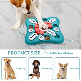 Dog Puzzle Toys - Interactive, Mentally Stimulating Toys for IQ Training & Brain Stimulation - Gift for Puppies, Cats, Dogs