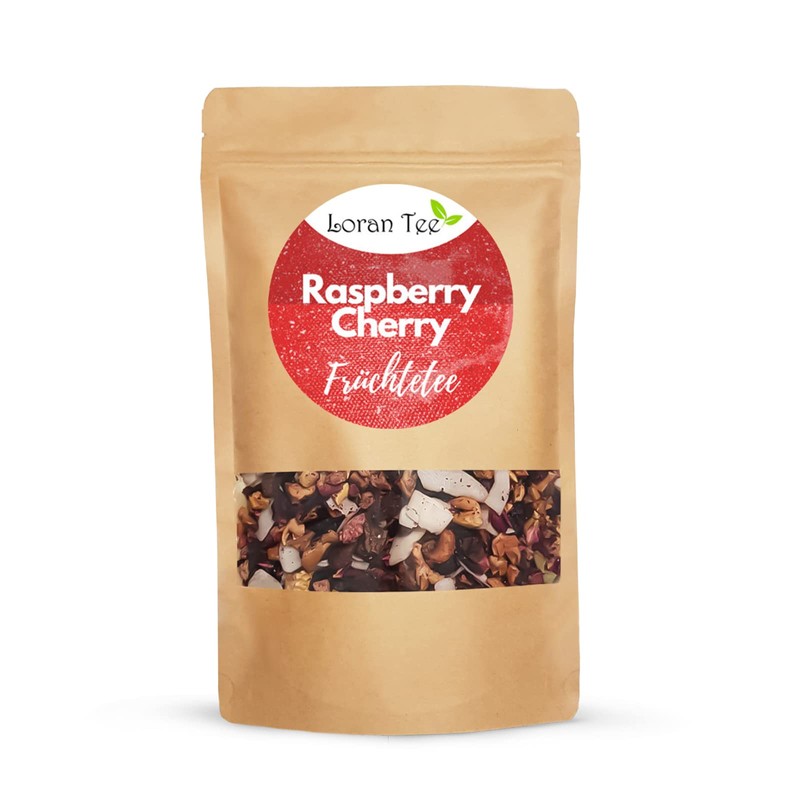 LORAN Raspberry Cherry Set, Raspberry Cherry Fruit Tea, Loose 200
