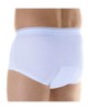 3-Pack Men's Maximum Absorbency Washable Reusable Bladder Control Briefs White