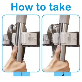 Zvorgath Broom Holder Wall Mount, Suction Cup Mop Holder, BroomOrganizer Wall Mounted, No Punching Required, Ideal for Bathroom, Kitchen, Utility & Laundry Room