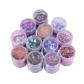 TOVINANNA Manicure Sequins of Ultra Thin Shining DIY Nail Art Accessories for Women for Festivals Parties and Crafts Easy to Use and Portable Glitter Decor