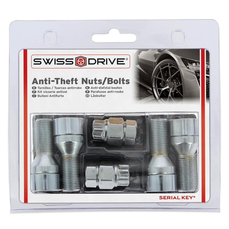 Sumex MID754250 Wheel Bolts M14 x 1.25 L27 T17 Multi-Coloured