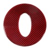 Left Hand Drive Carbon Fiber Interior Steering Wheel Sticker Trim
