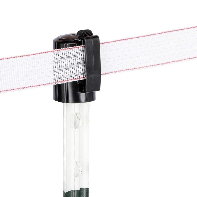 Agrarzone 10 x Head Insulator for T-Posts Black - Robust