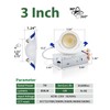 zouzai 5CCT LED Gimbal Led Recessed Light with Junction Box,