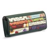 Yoshi Green Fingers Bookworm Leather Glasses Case, Sunglasses Case, Flap
