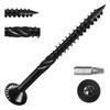BNUOK Deck Screws #14 x 3-1/2 inch, (184pcs) 5lb Heavy