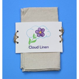 Cloud Linen New Linen Hand or Kitchen Towel 28"x16" 100% Natural Pure Flax Organic Uncolored