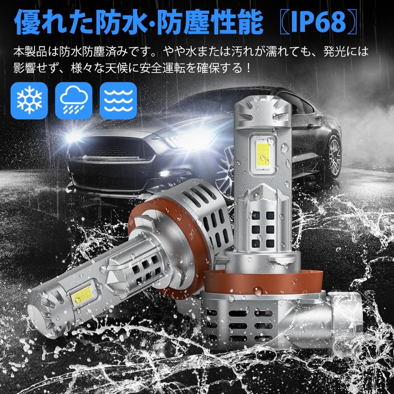 SUPAREE H11 LED Headlight, Explosive Light, Compatible with New Vehicle