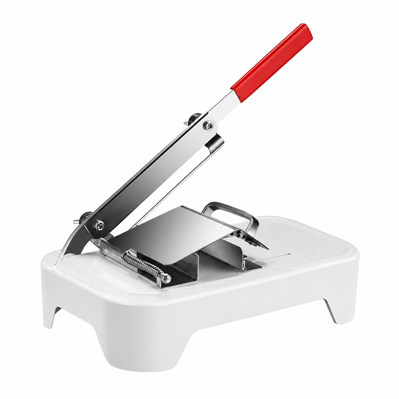 Manual Meat Slicer for Home Kitchen Prep – Adjustable Stainless