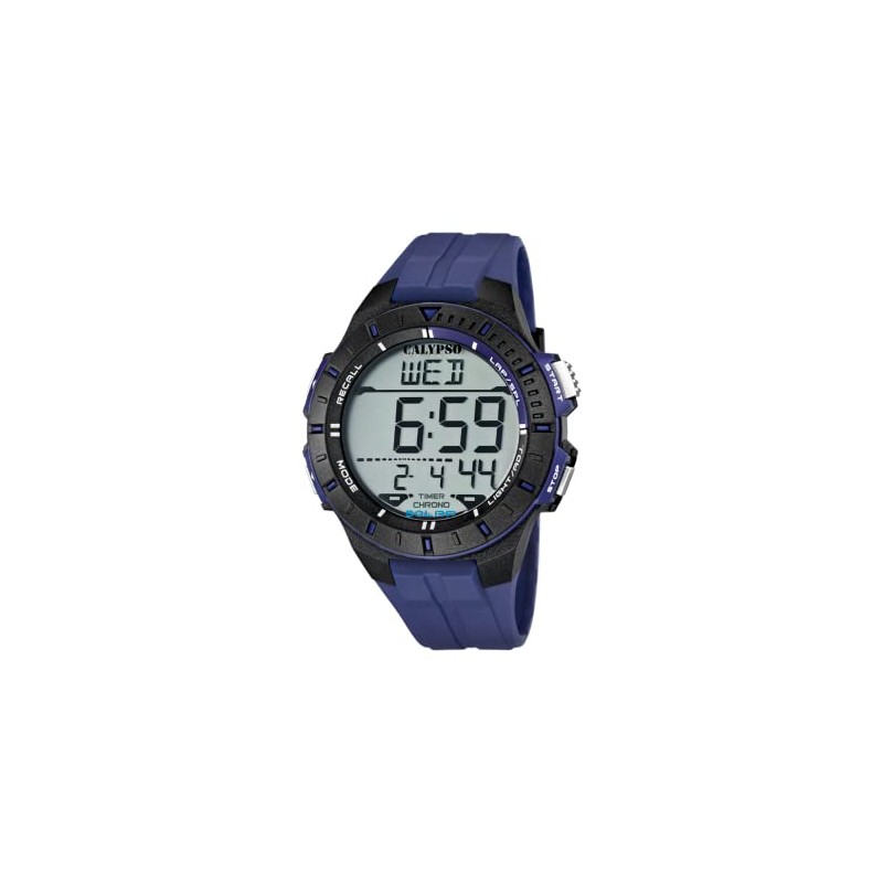 Calypso Unisex Digital Watch with LCD Dial Digital Display and