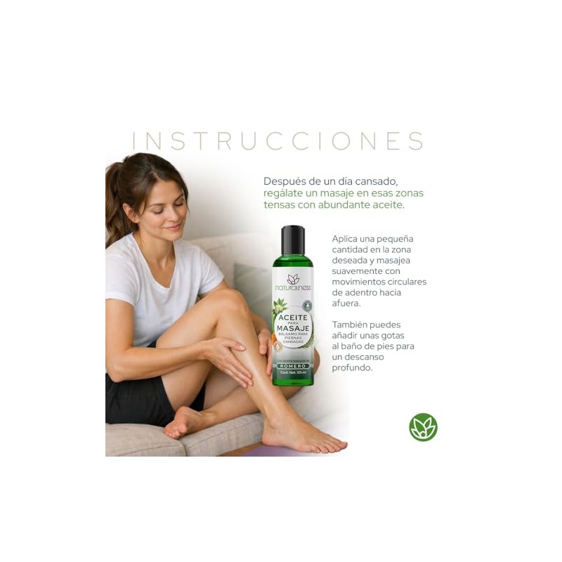Naturalness Bálsamo Corporal para Masaje Terapéutico Piernas Cansadas 125 ml