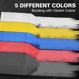 FELIZROCA Non-Toxic Sidewalk Chalk for Toddlers, Jumbo Sidewalk Chalks, Chunky Sidewalk Chalk Kids, Giant Chalks, Outdoor Colored Chalk (Party)