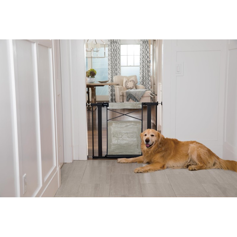 Safety 1st® Farmhouse Walk-Through Gate, Grey