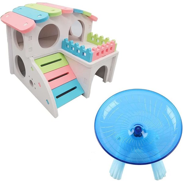 2 Pieces Adorable Toys for Hamsters, Chinchillas, Degus and Rat,