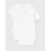 Petit Bateau Unisex Baby Short Sleeve Bodysuit for Newborns (Pack