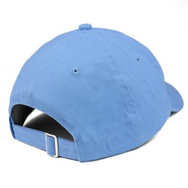 Trendy Apparel Shop Puerto Rico PR - Gorra bordada suave 100% algodón cepillado, Azul Carolina, Talla única