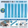 8 PCS Air Conditioner Fin Cleaner Kit, 2-in-1 AC Fin