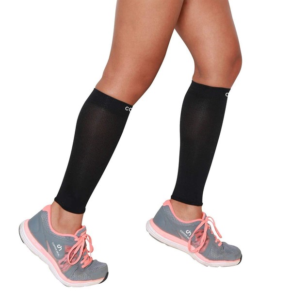 Kalb Copper Compression Sleeves Copper Heal 1 Pair Exercise Calf Muscle Strains (XL)