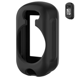for Garmin Edge 130 Plus Protective Case Cover, LOKEKE Silicone Protective Case Cover Shell Skin for Garmin Edge 130/130 Plus(Silicone Black)
