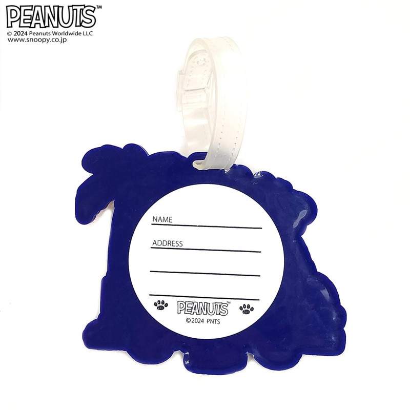 SNOOPY Name Tag, Luggage Tag, Suitcase, Luggage, Soft PVC Rubber,