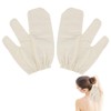 EBQOSK Gloves Raw Silk Massage Two - Finger Massage Glove,