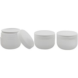 Kosmetex Run Plastic Container 500 ml with Cover Disc Matte Empty 3 x 500 ml