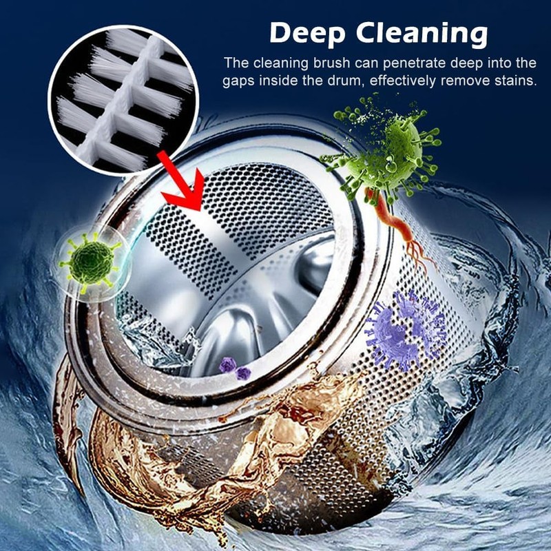 Rolling Washing Machine Brush, Drum Washing Machine Cleaning Nylon Brushes,